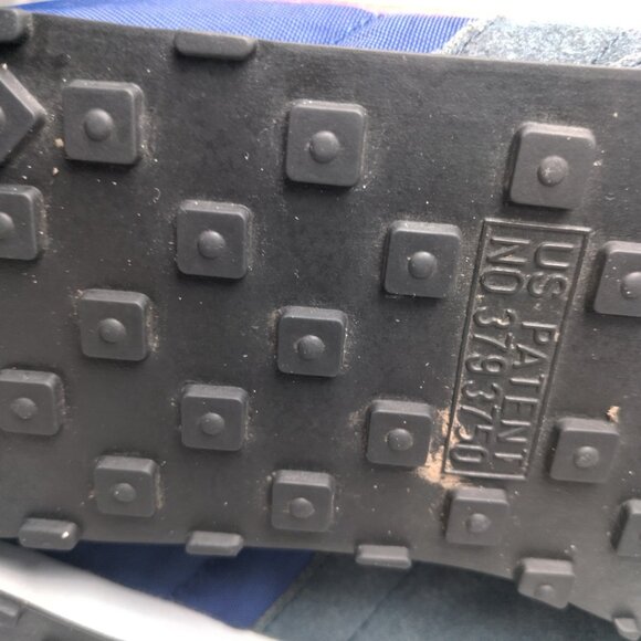 Nike Waffle Trainer Shoes Women 10.5 Midnight Blue Red Swoosh Running Sneakers - Picture 9 of 16